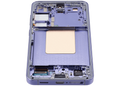 OLED-Display mit Rahmen für Samsung Galaxy S24 5G (US & Internationale Version) (Aftermarket Plus) (Cobalt Violet)