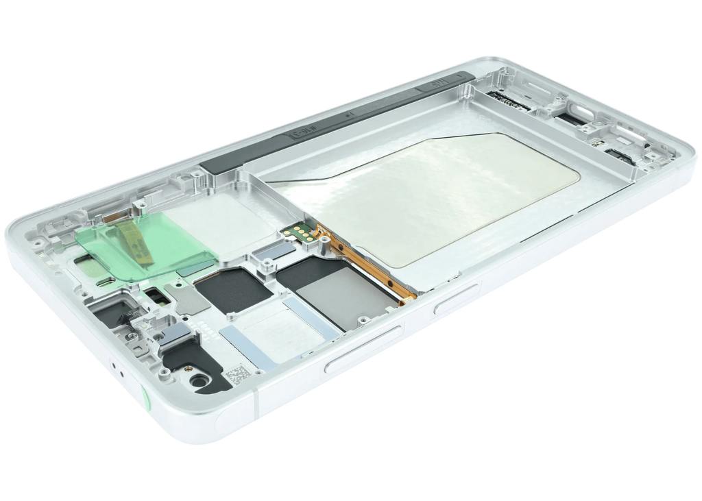 OLED-Display mit Rahmen für Samsung Galaxy S26 Ultra 5G (US & International) (Refurbished) (Weiß)