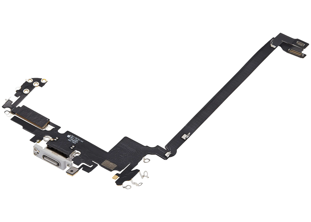 Ladebuchse Flex Cable für iPhone 17 Pro Max (gebrauchter OEM-Ausbau) (US-Version) (Silber)