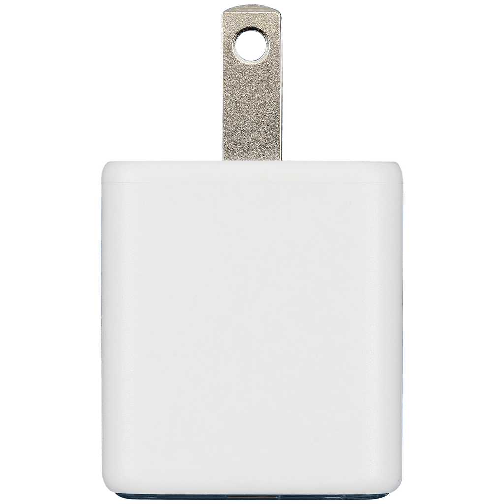 AmpSentrix Pro 30W 2-in-1 USB-C / USB-A GaN Wall Adapter (Teal)