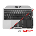 Apple MacBook Pro 13 A1989 Topcase Akku Tastatur Space Gray OEM Pull B/C