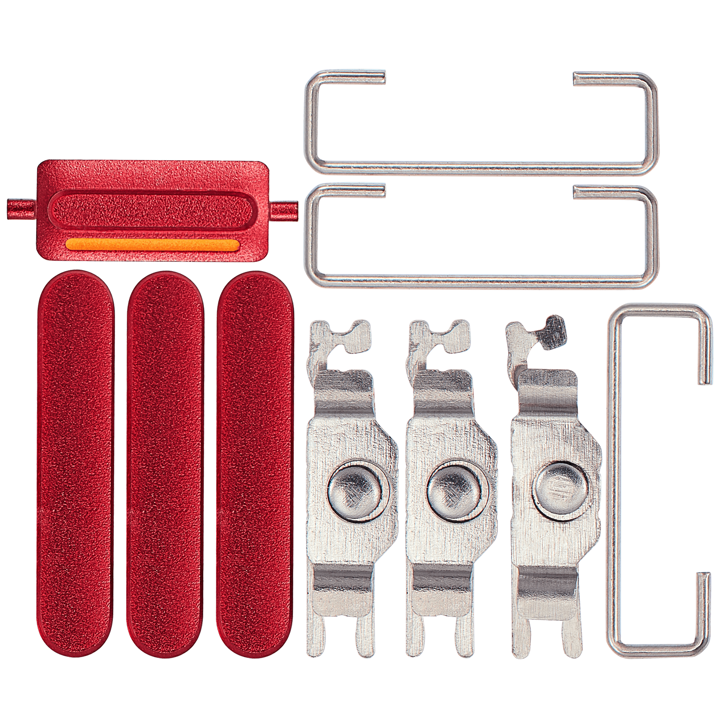 Buttons (Power / Volume / Switch) for iPhone SE (2020) (Red)