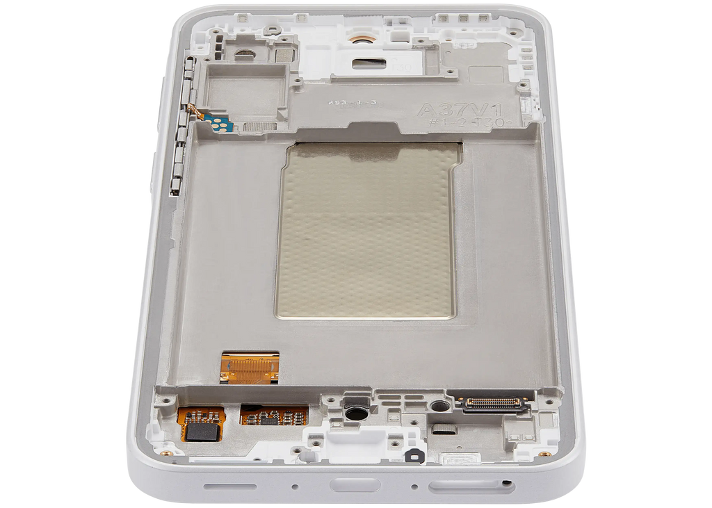 OLED-Display mit Rahmen für Samsung Galaxy A37 5G (A376 / 2026) (Refurbished) (Weiß)