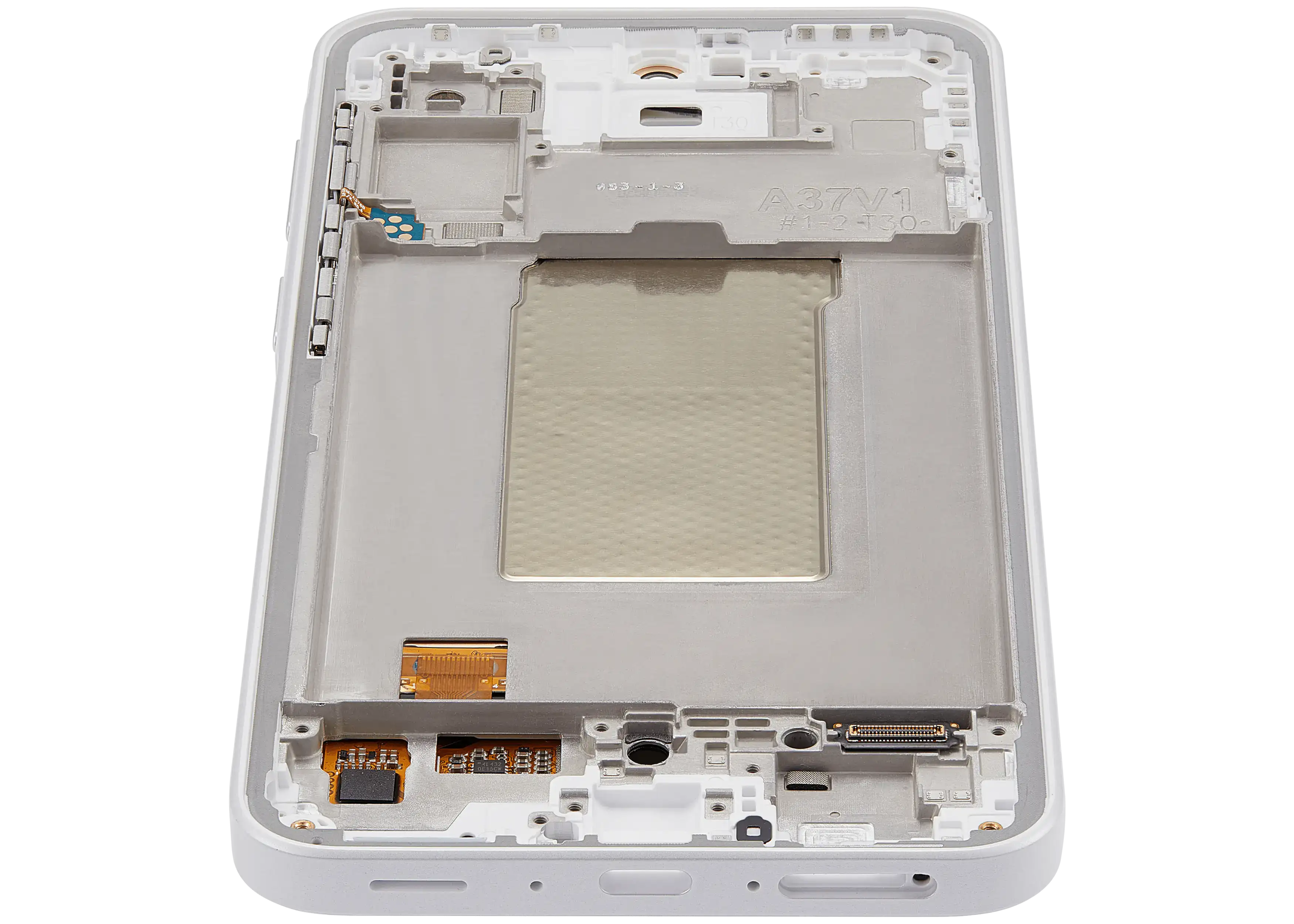 OLED-Display mit Rahmen für Samsung Galaxy A37 5G (A376 / 2026) (Refurbished) (Weiß)