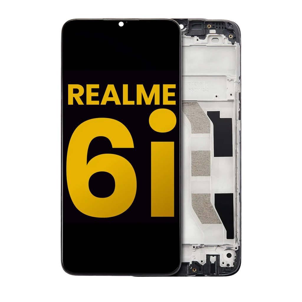 LCD Display with Frame for Realme 6i (Refurbished) (All Colors)