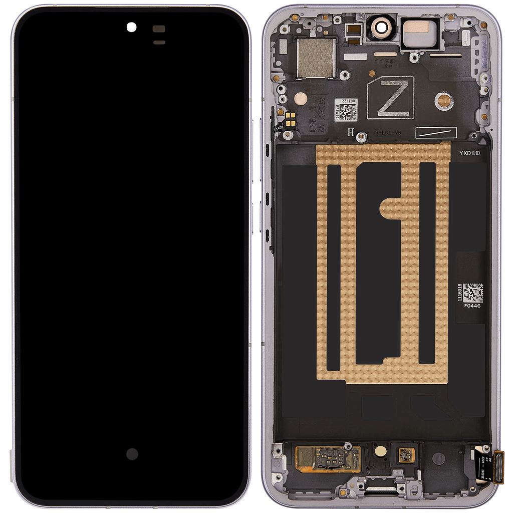 OLED-Display mit Rahmen für OPPO Reno 13 (Refurbished) (Lila)