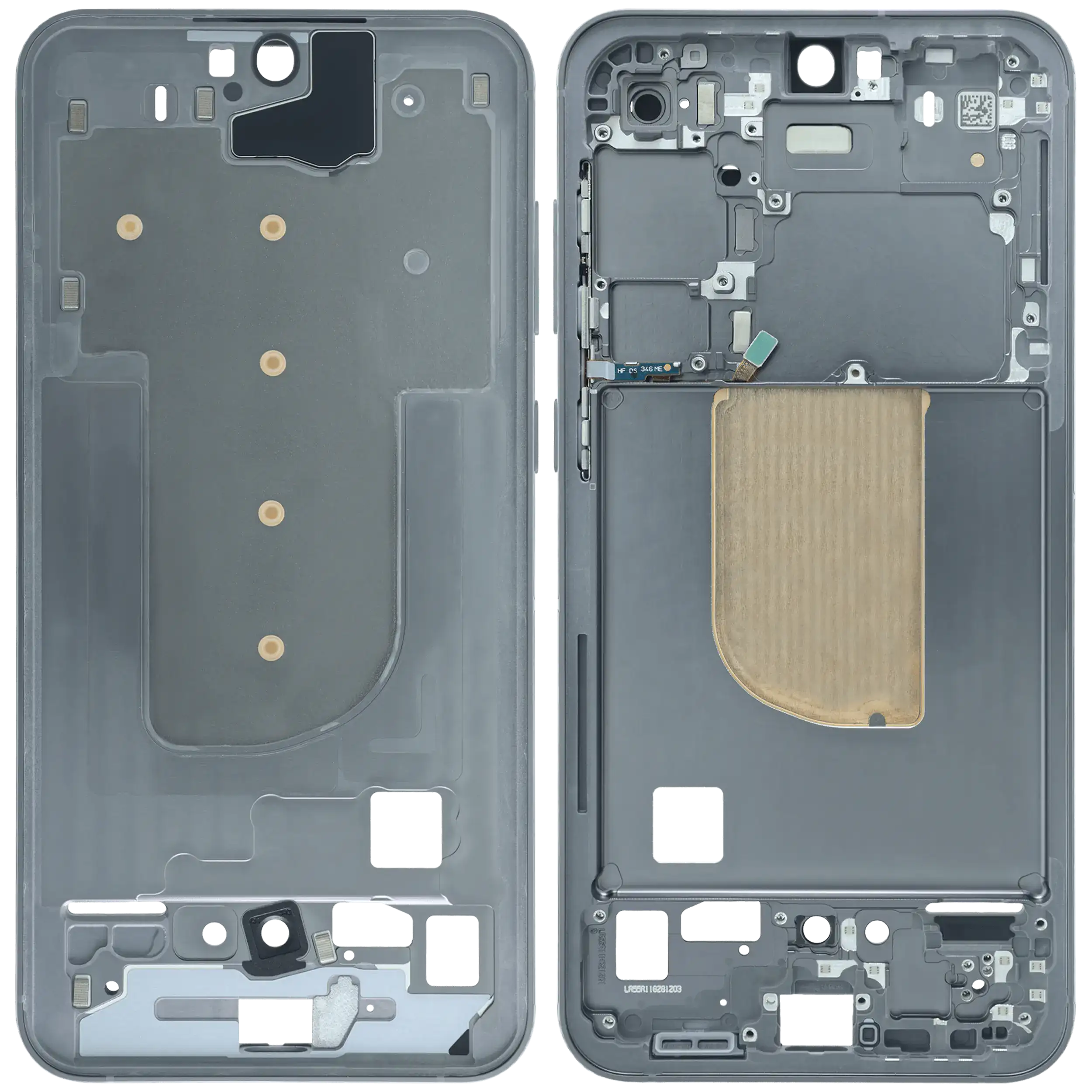 Midframe/Rahmen für Samsung Galaxy S23 FE (Internationale Version) (Service Pack) (Graphite)