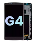 LCD-Display mit Rahmen für LG G4 (Original OEM) (Schwarz)