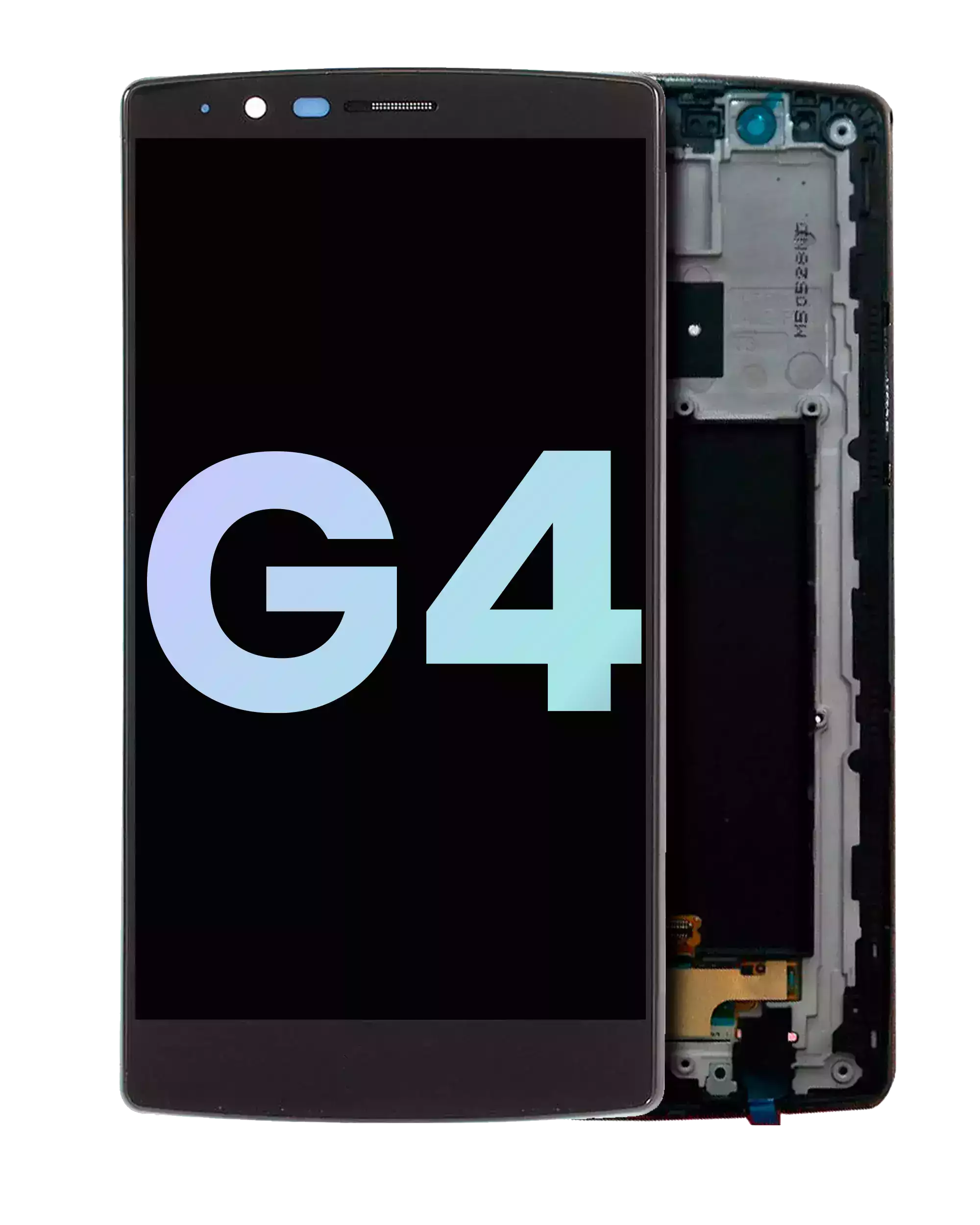 LCD-Display mit Rahmen für LG G4 (Original OEM) (Schwarz)