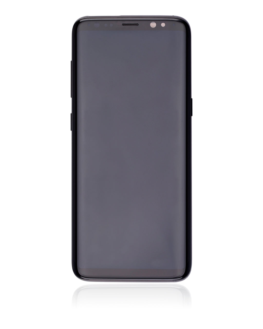 OLED-Display mit Rahmen für Samsung Galaxy S8 (gebrauchter OEM-Ausbau, Qualität B/C) (Midnight Schwarz)
