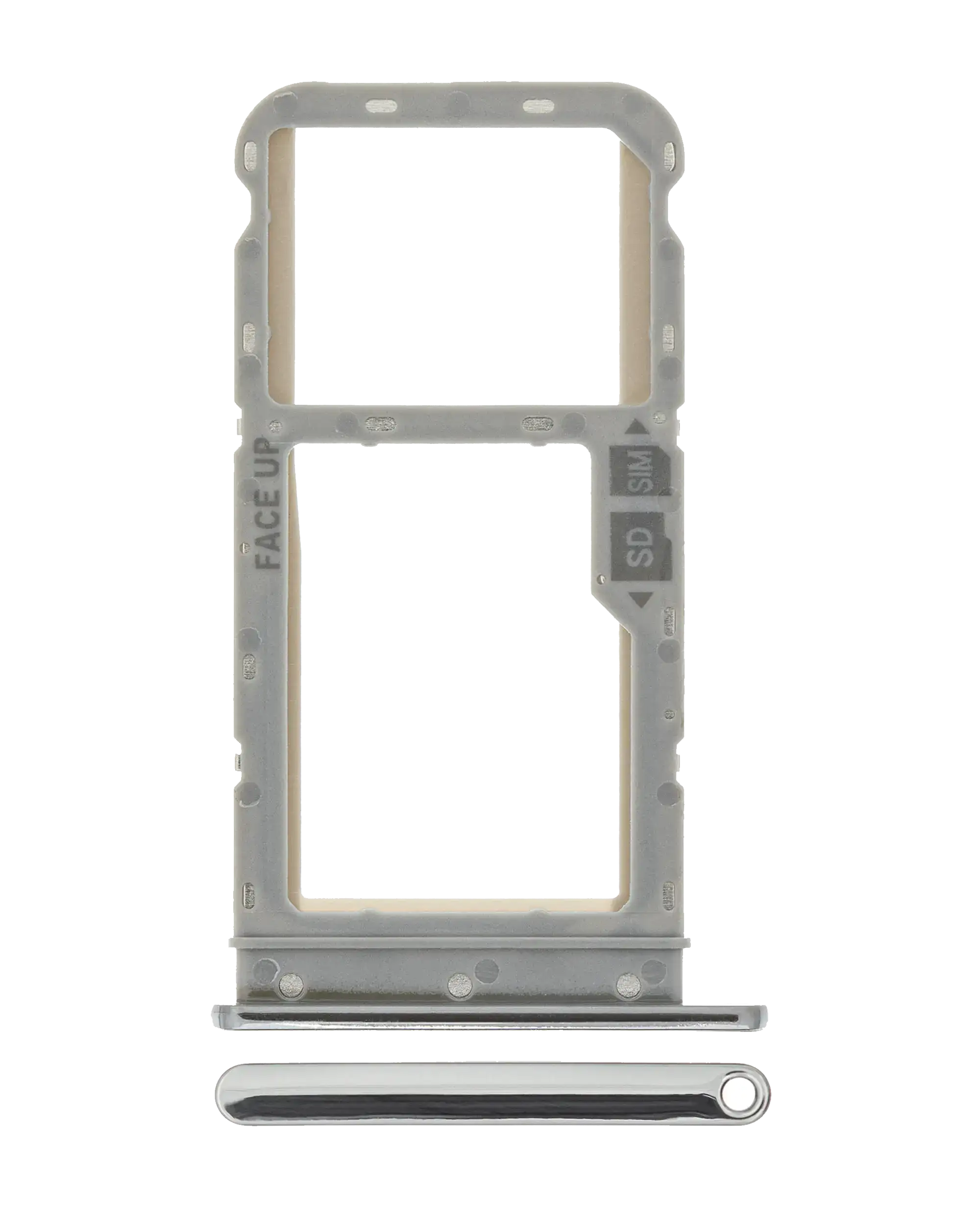 SIM Card Tray for Motorola Moto G Fast (XT2045 / 2020) - Original OEM - Pearl White