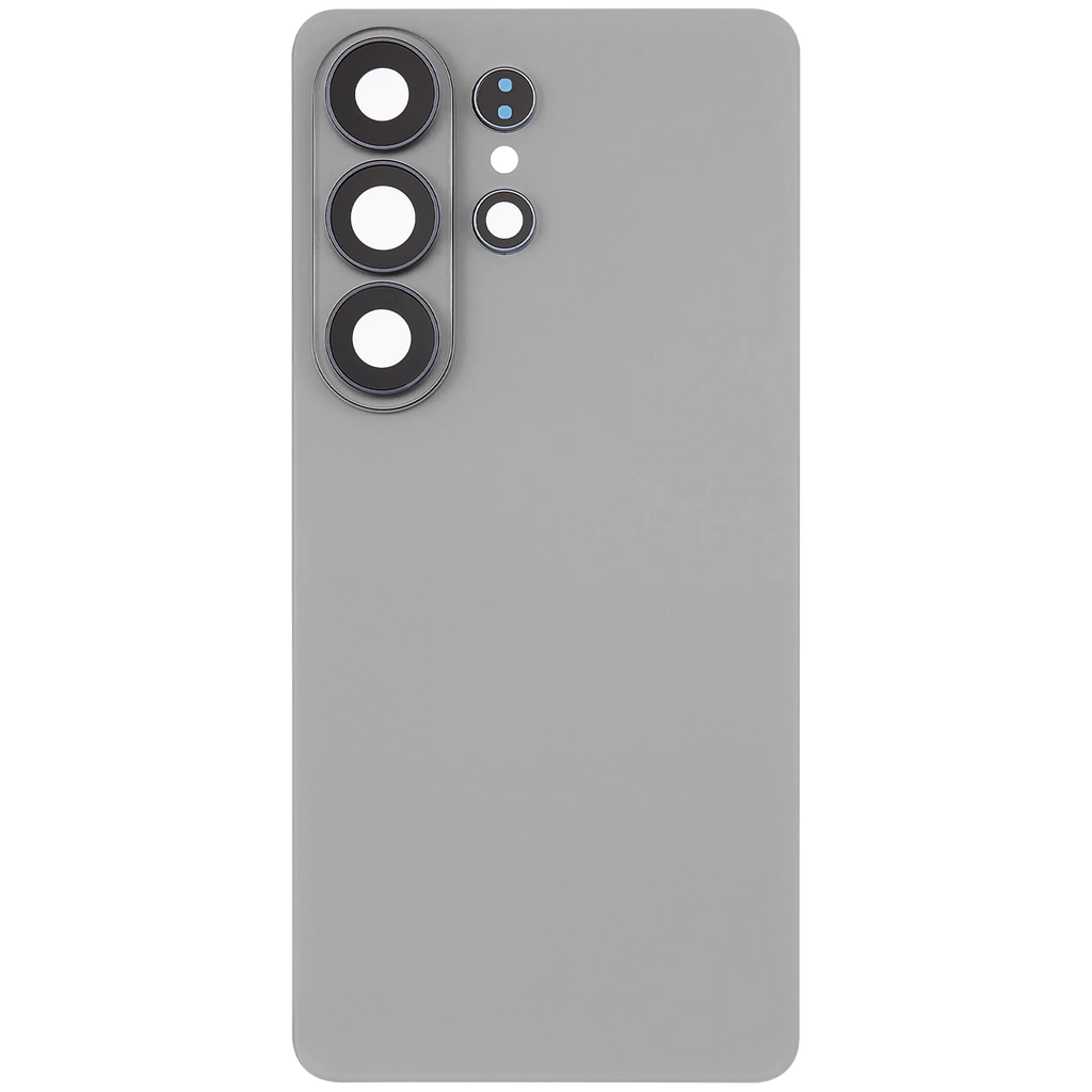 Backcover Glass mit Camera Lens für Samsung Galaxy S26 Ultra (Aftermarket Plus) (Silver Shadow)