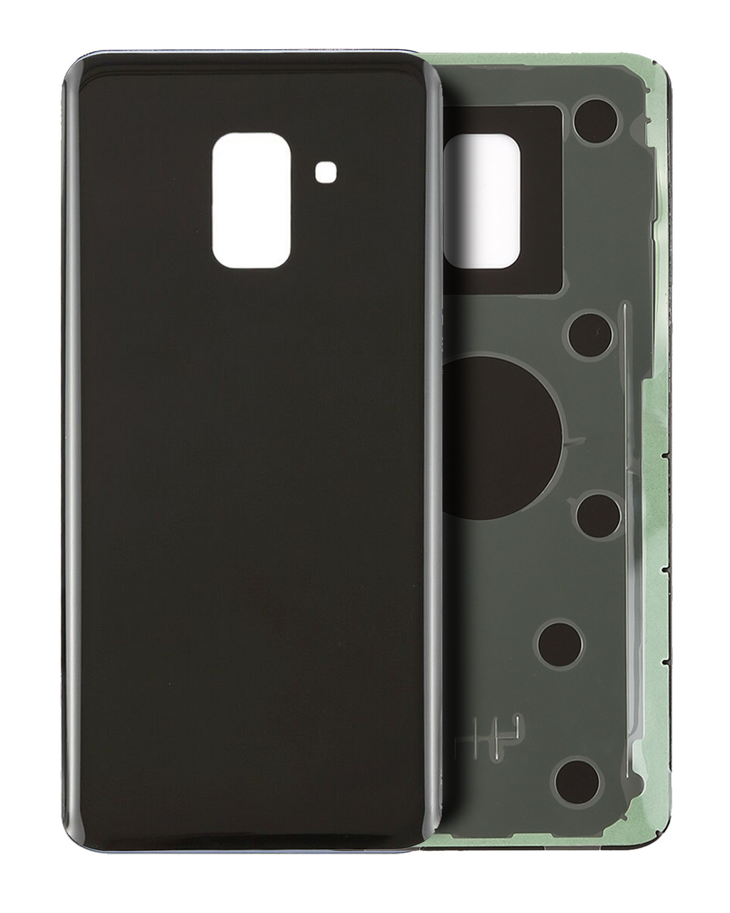 Backcover Glass für Samsung Galaxy A8 (A530 / 2018) (Schwarz)