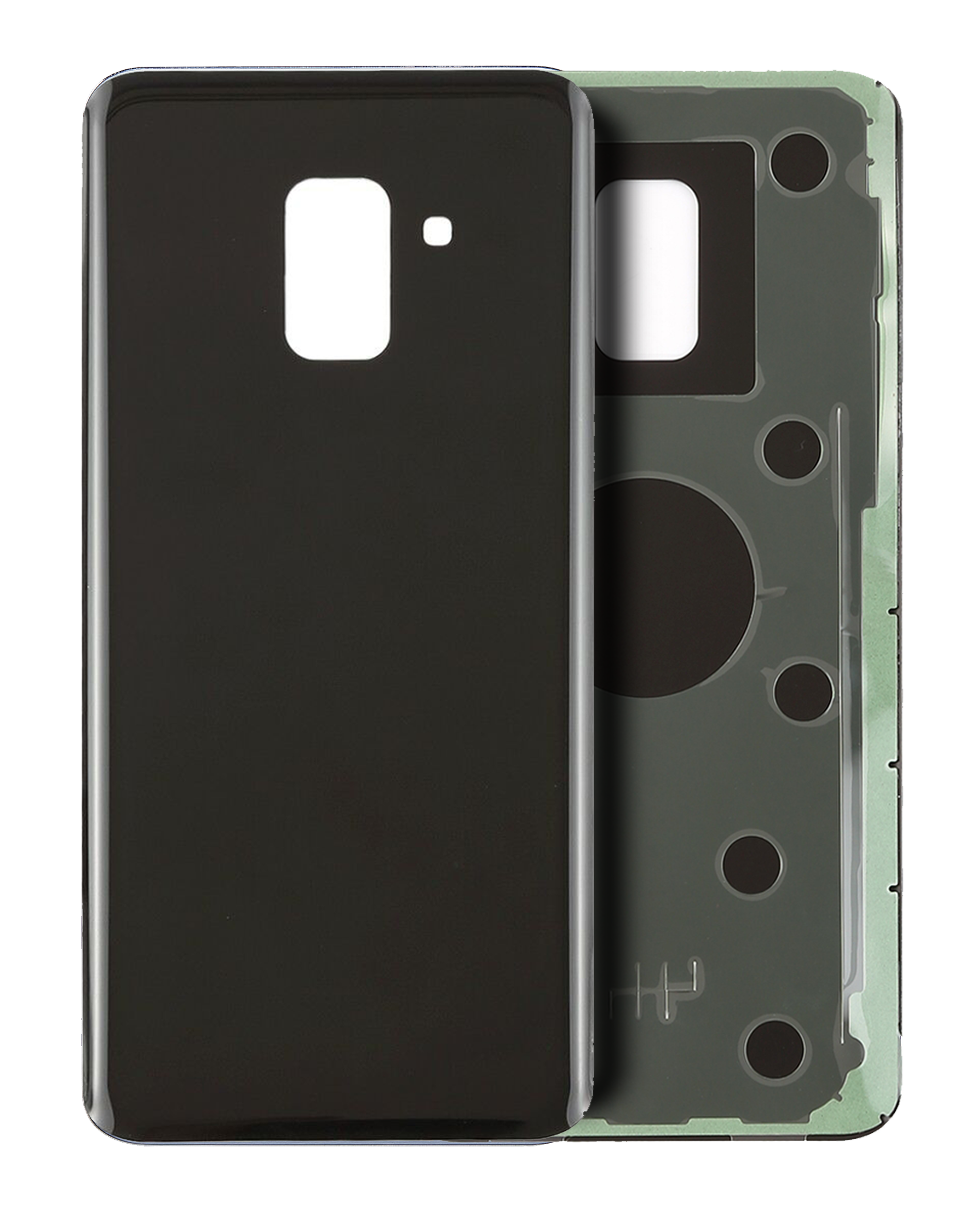 Backcover Glass für Samsung Galaxy A8 (A530 / 2018) (Schwarz)