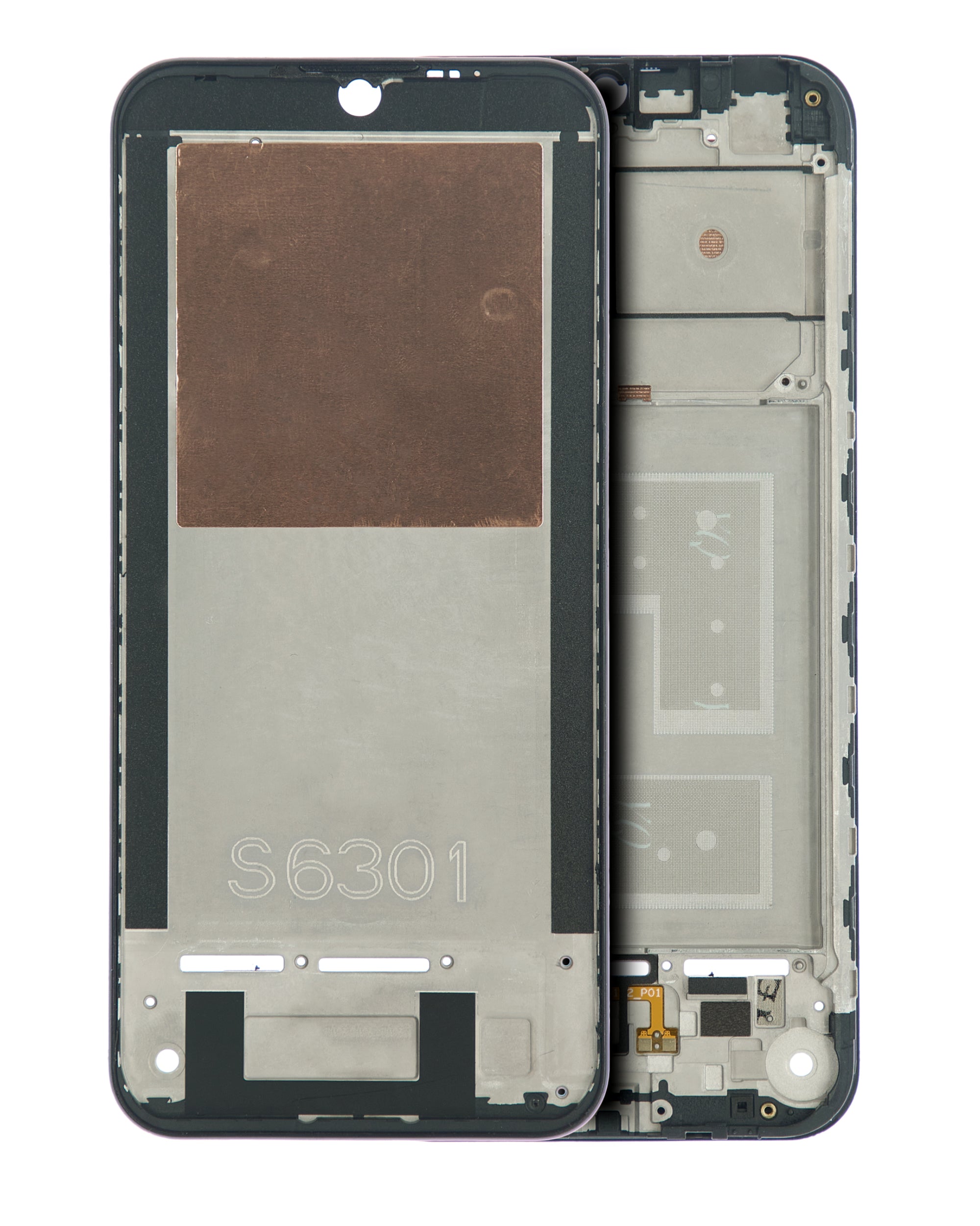LCD-Rahmen für Motorola Moto E6i (XT2053-5 / 2021)