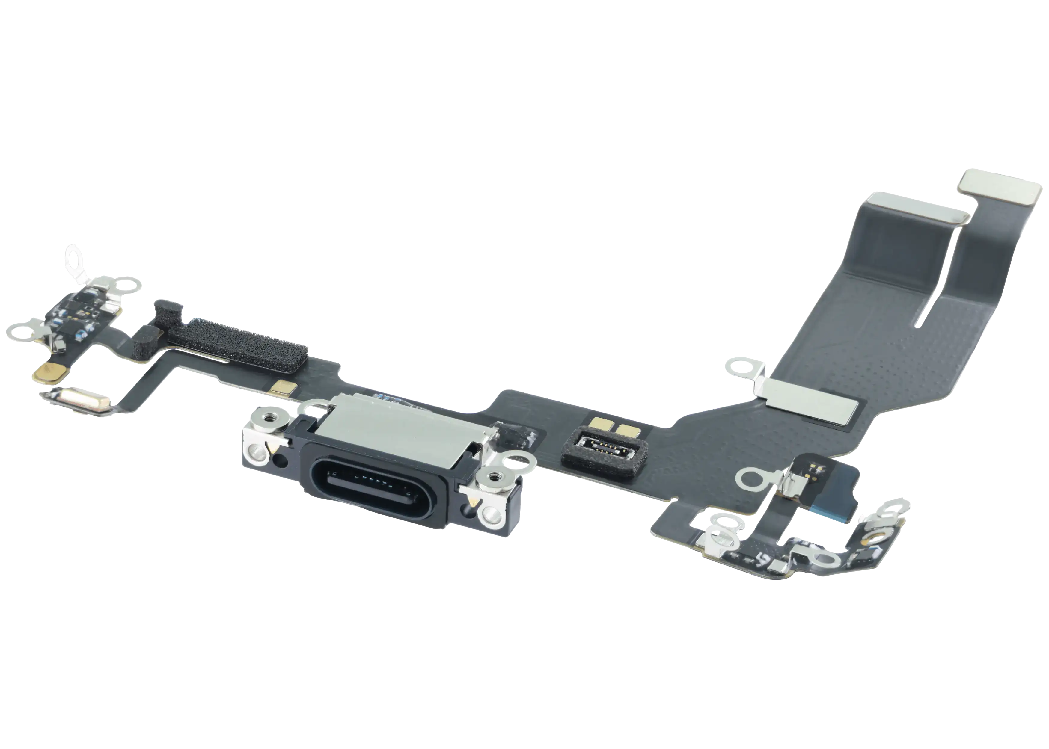 Ladebuchse Flex Cable für iPhone 17e (Original OEM) (Schwarz)