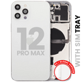 Backcover/Rahmen mit Kleinteilen iPhone 12 Pro Max OEM Pull C Silber