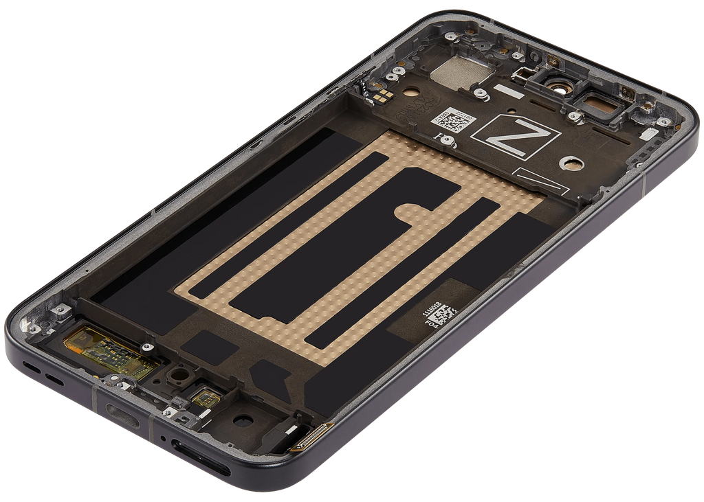 OLED-Display mit Rahmen für OPPO Reno 13 (Refurbished) (Schwarz)
