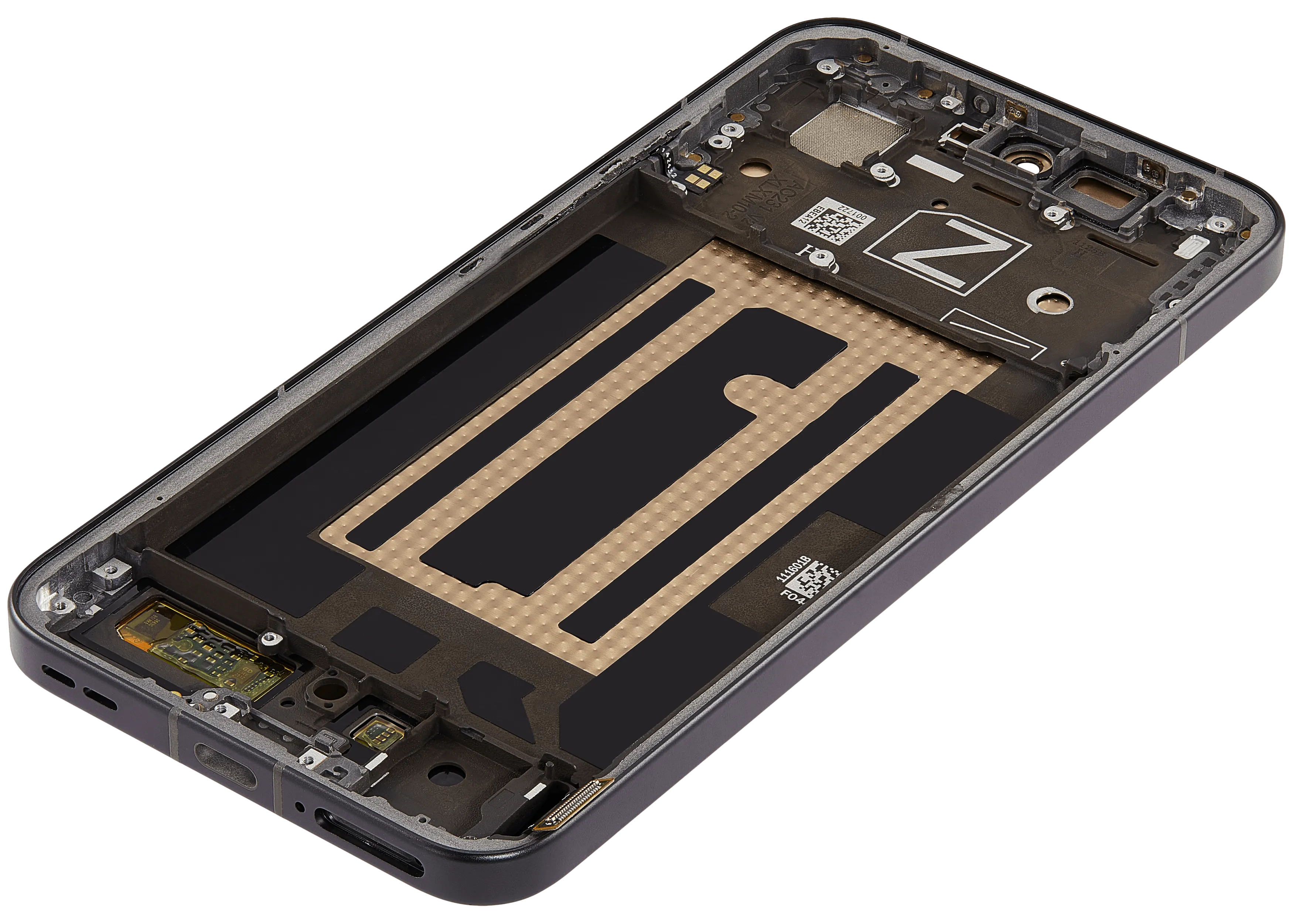 OLED-Display mit Rahmen für OPPO Reno 13 (Refurbished) (Schwarz)