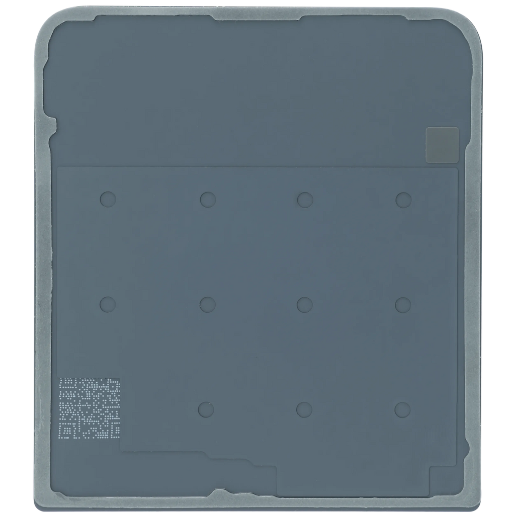 Bottom Backcover Glass Compatible für Samsung Galaxy Z Flip 3 5G (Service Pack) (Weiß)