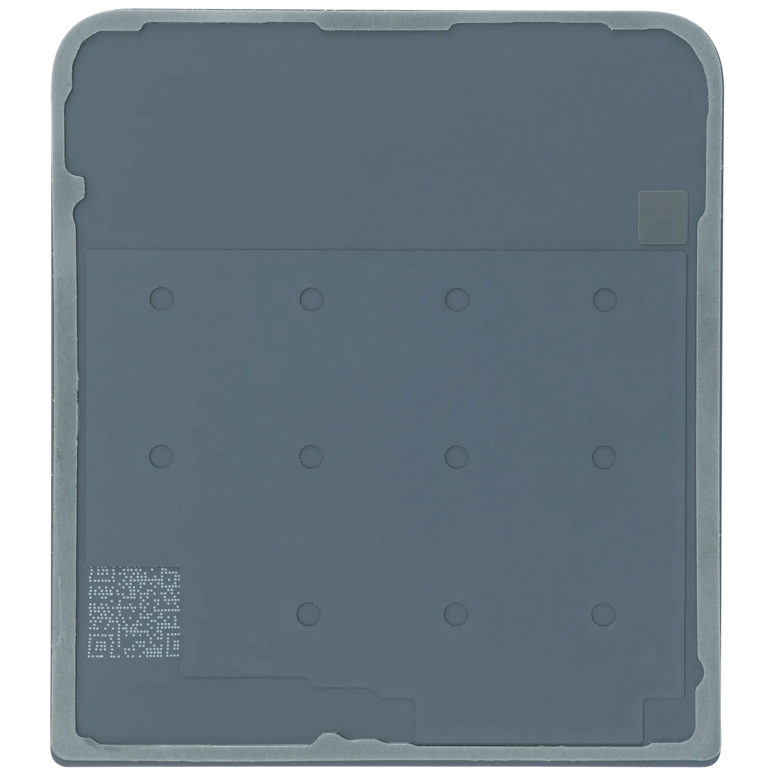 Bottom Backcover Glass Compatible für Samsung Galaxy Z Flip 3 5G (Service Pack) (Weiß)