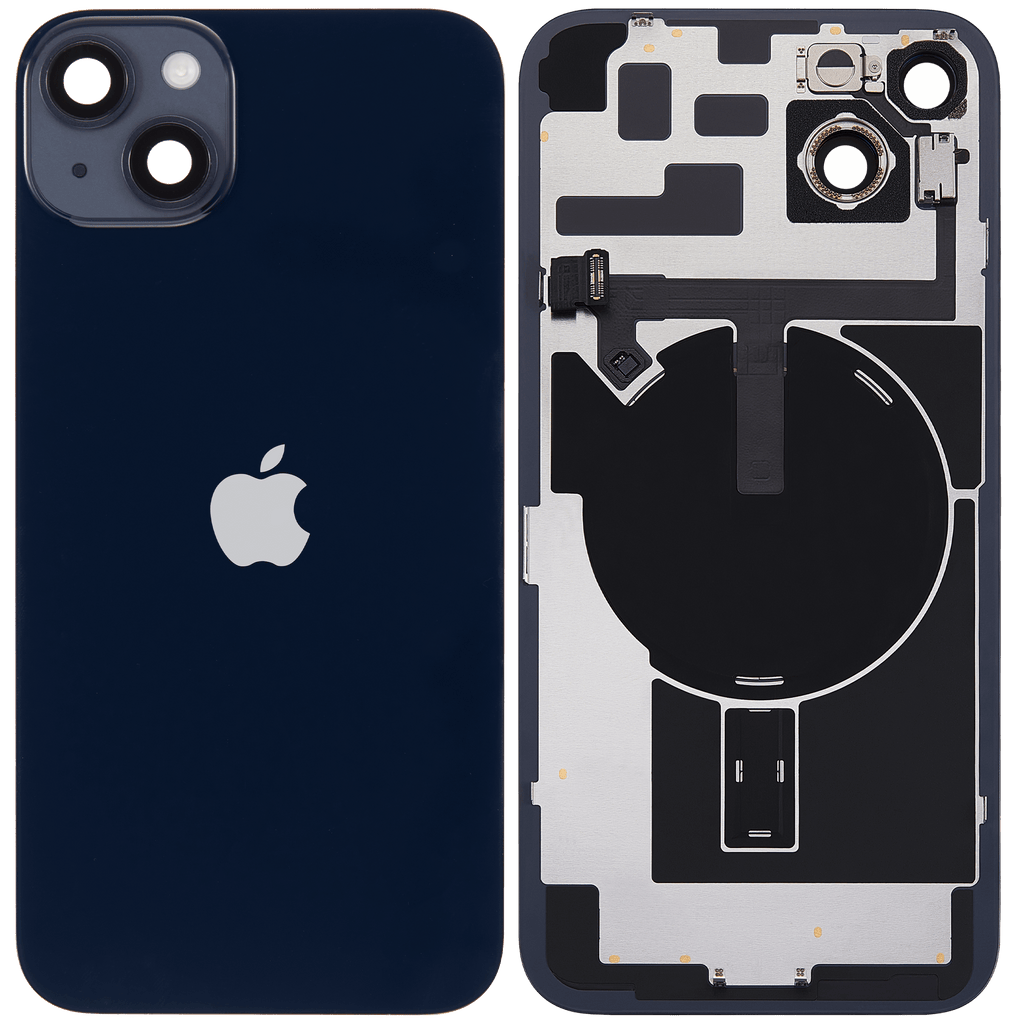 Backcover mit MagSafe Magnet & NFC & Blitz-Flexkabel für iPhone 14 Plus (Service Pack) (Midnight)