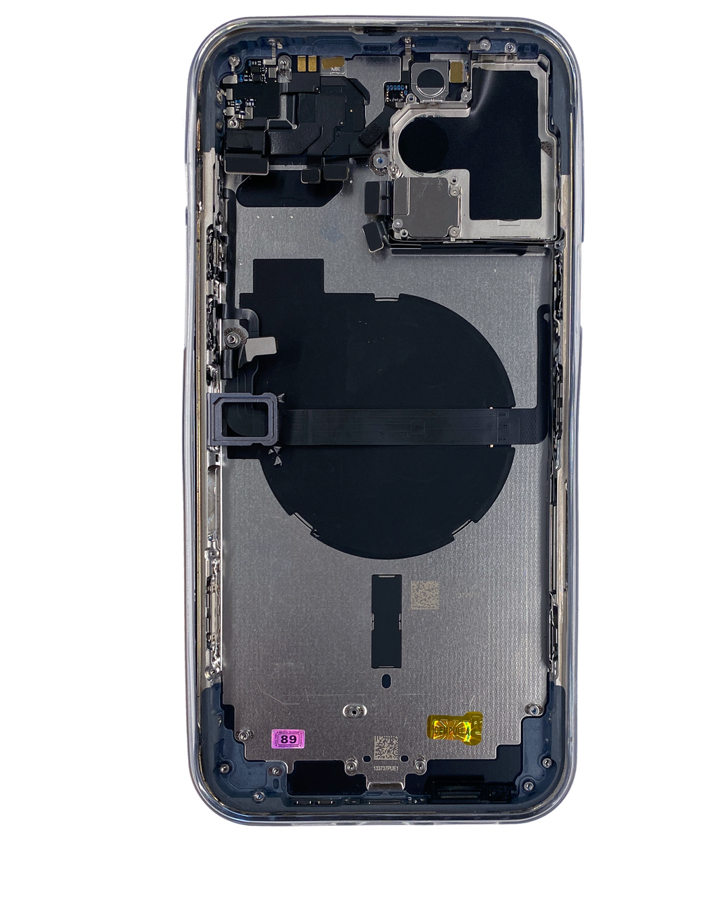 Backcover/Rahmen mit Small Parts für iPhone 13 Pro Max (US-Version) (gebrauchter OEM-Ausbau, Qualität A) (Sierra Blau)