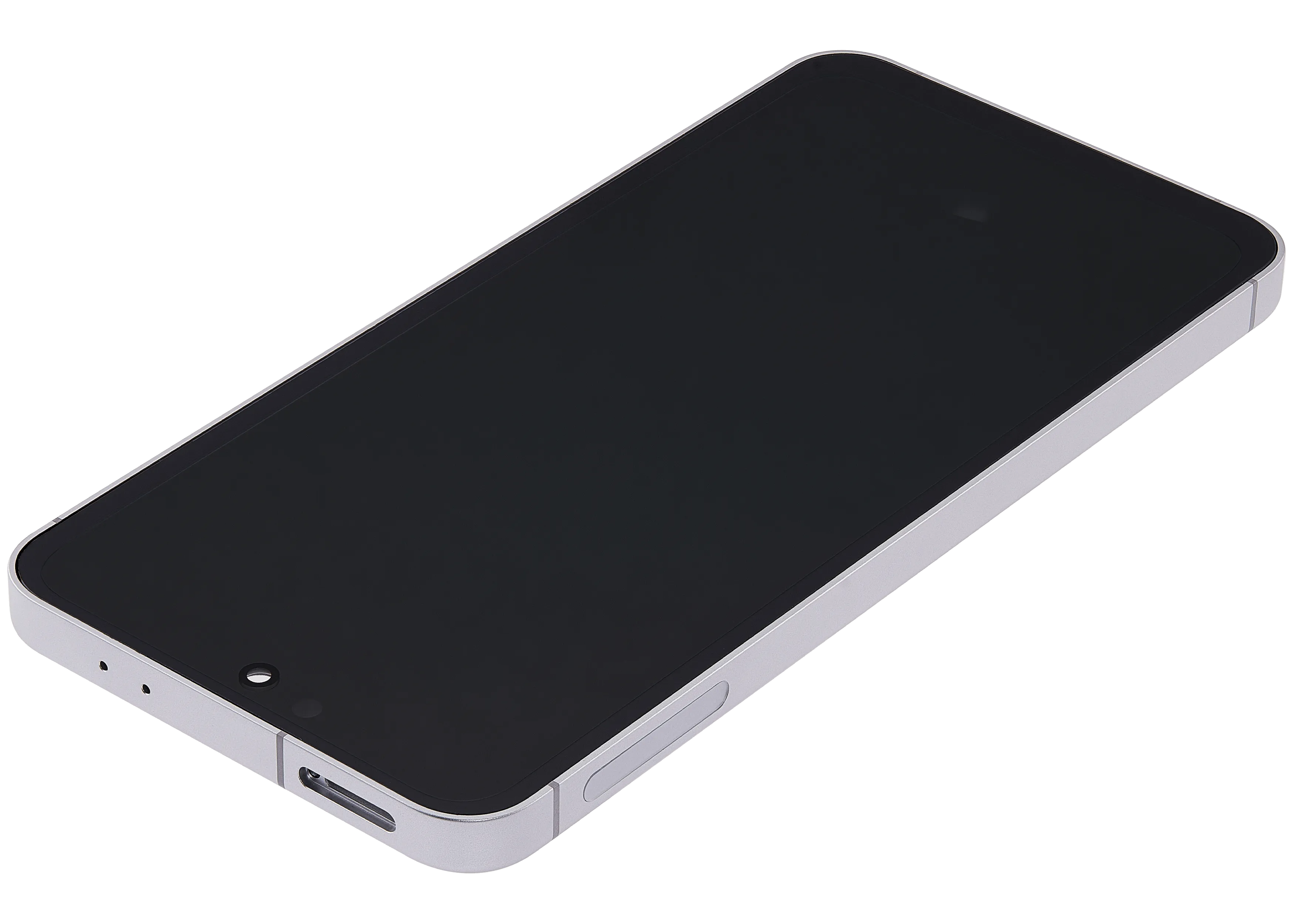 OLED-Display mit Rahmen für Samsung Galaxy S24 FE 5G (US & Internationale Version) (6.62") (Aftermarket Plus) (Grau)