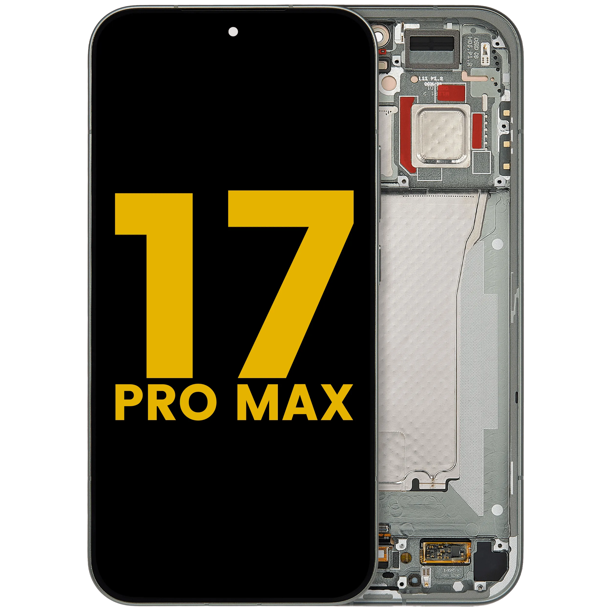 OLED-Display mit Rahmen für Xiaomi 17 Pro Max (Refurbished) (Grün)