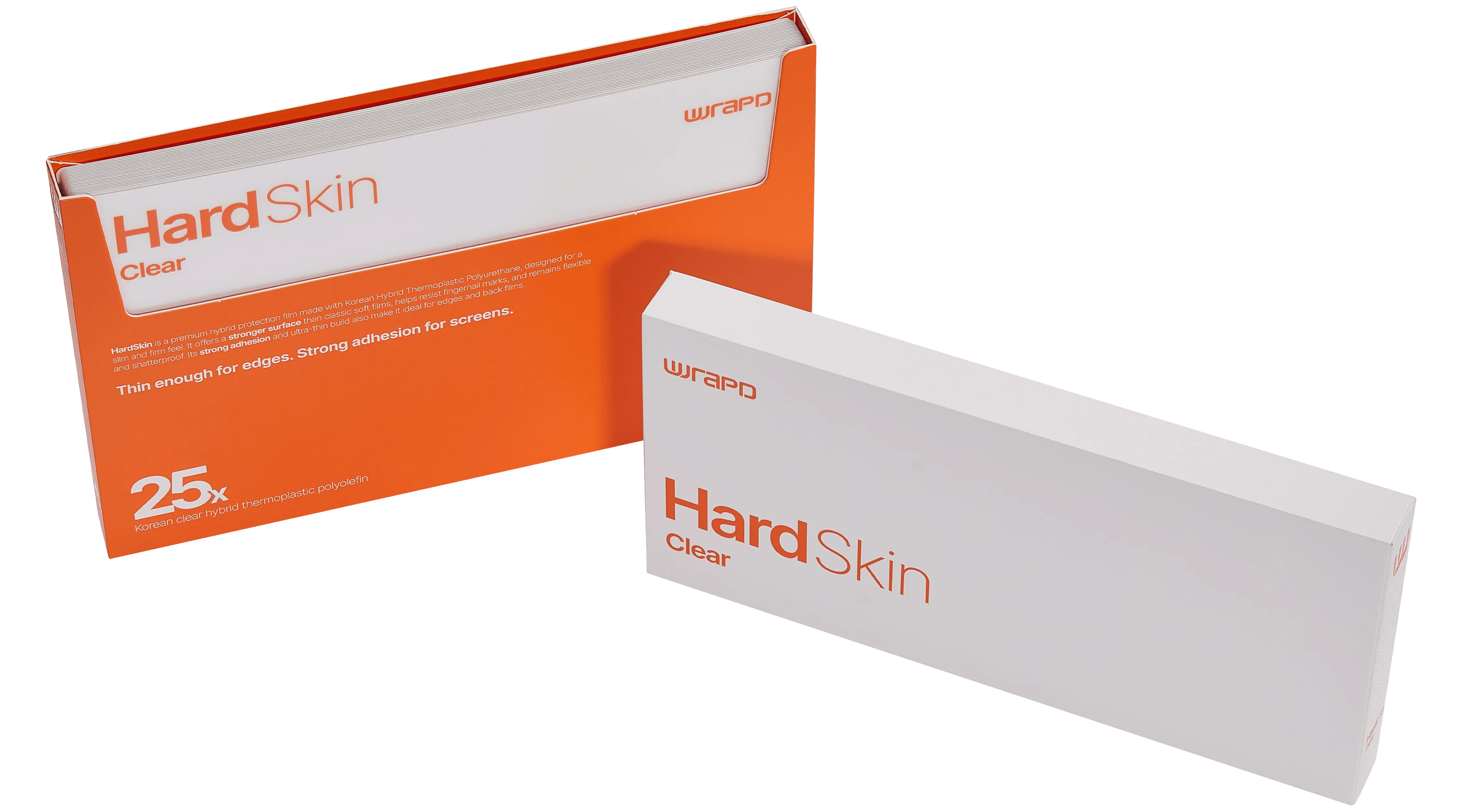 Wrapd HardSkin - TPH Display & Edge Protector Film (25 Pack) (Clear)