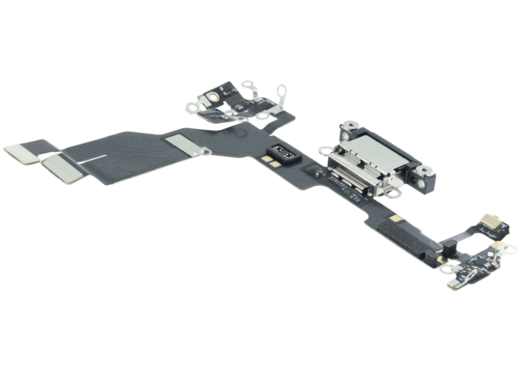 Ladebuchse Flex Cable für iPhone 17e (Original OEM) (Schwarz)