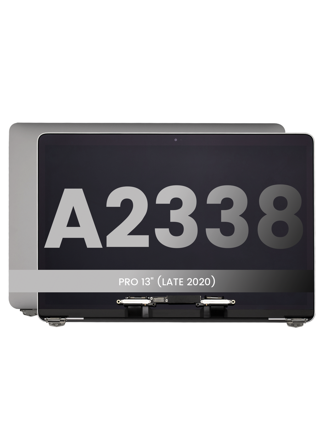 Complete LCD-Display für MacBook Pro 13" A2338 (2020 - 2023) (gebrauchter OEM-Ausbau, Qualität B) (Space Grau)