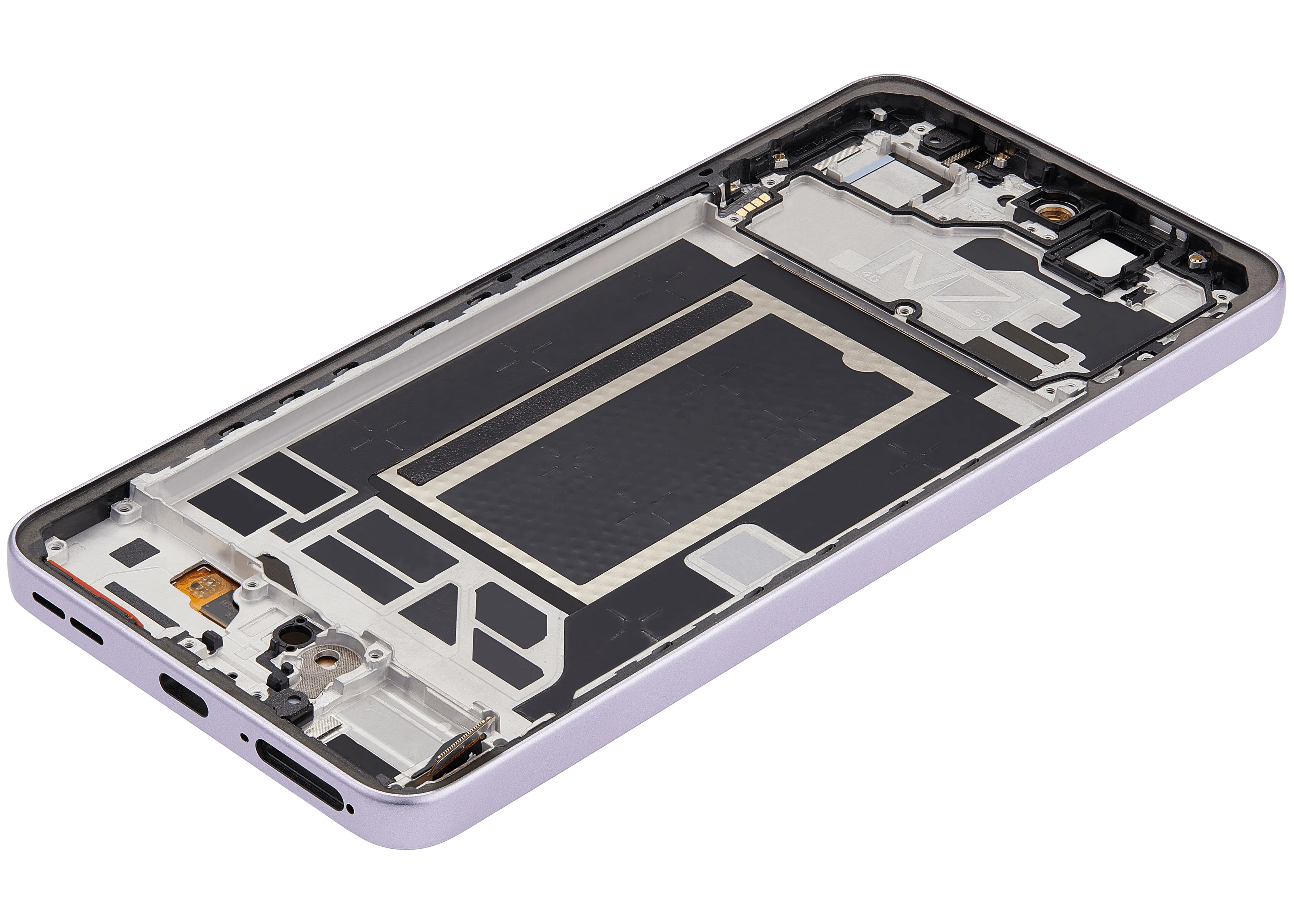 OLED-Display mit Rahmen für Oppo Reno13 F 4G / 5G (Refurbished) (Plume Purple)