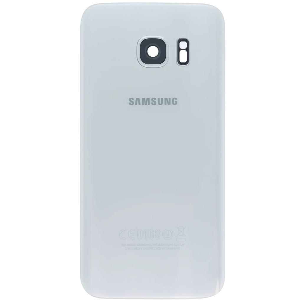 Backcover Glass für Samsung Galaxy S7 (Service Pack) (Weiß)