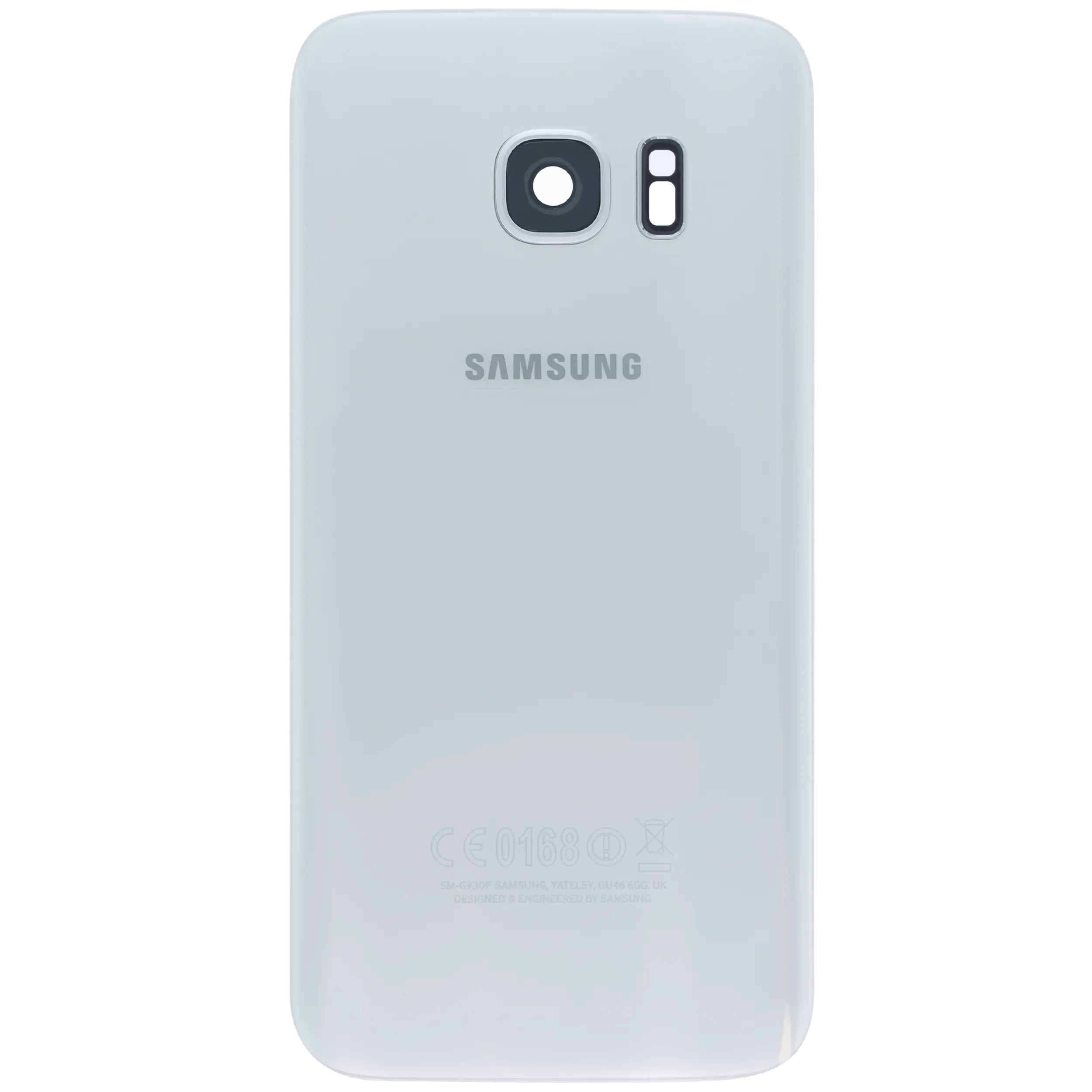 Backcover Glass für Samsung Galaxy S7 (Service Pack) (Weiß)