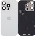 Backcover mit MagSafe Magnet & NFC & Blitz-Flexkabel für iPhone 15 Pro (Service Pack) (Weiß Titanium)