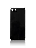 Backcover Glass mit Kameralinse hinten für iPhone 8 (ohne Logo) (Space Grau)