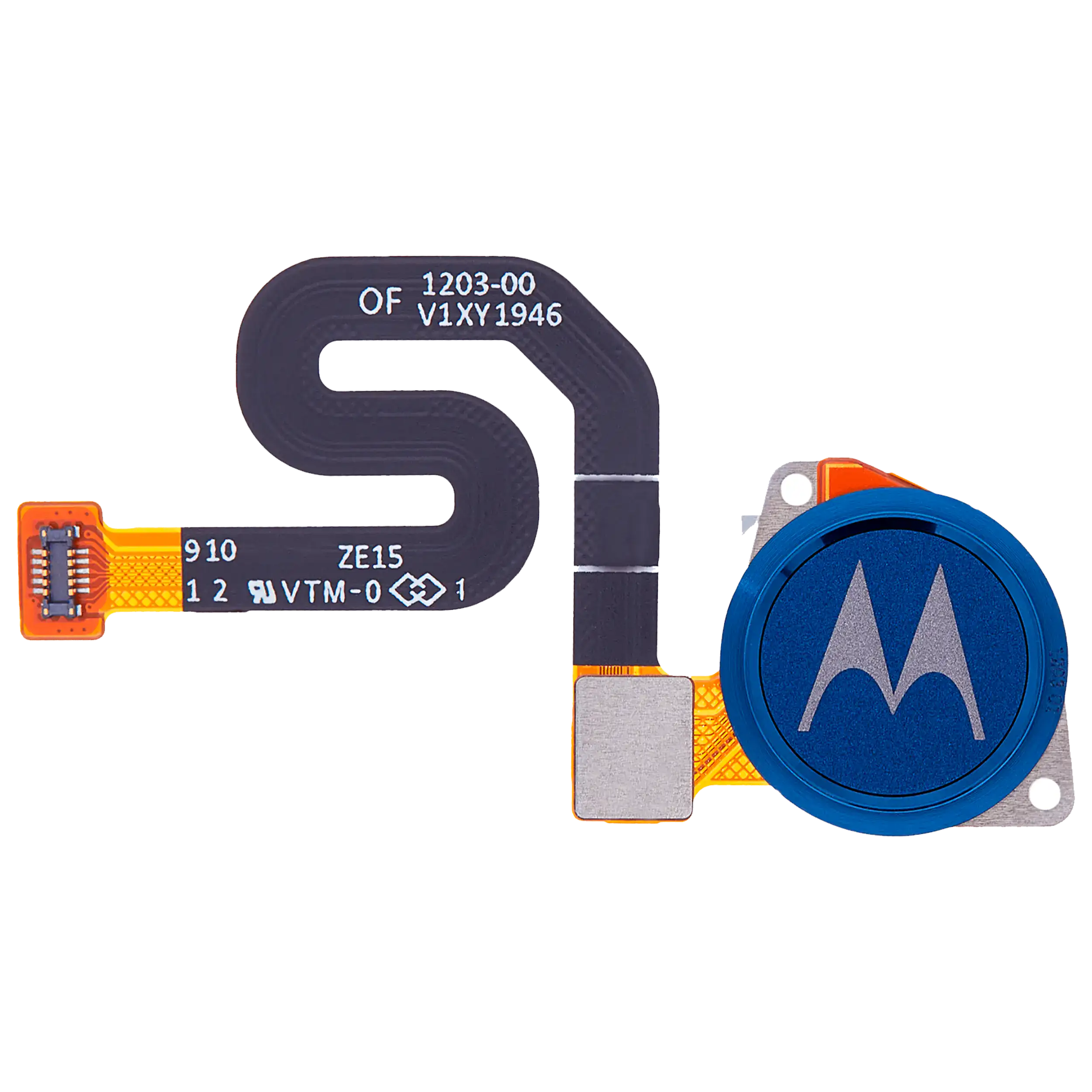 Fingerprint Scanner mit Flex für Motorola Moto G7 Power (XT1955 / 2019) (Original OEM) (Marine Blue)