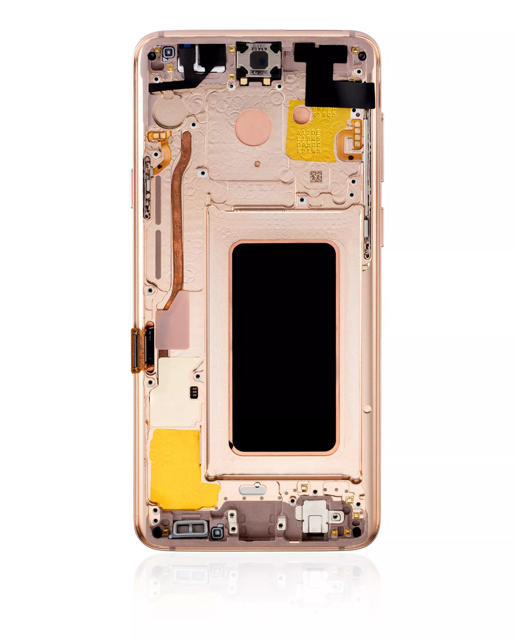 OLED-Display mit Rahmen für Samsung Galaxy S9 Plus (Service Pack) (Sunrise Gold)