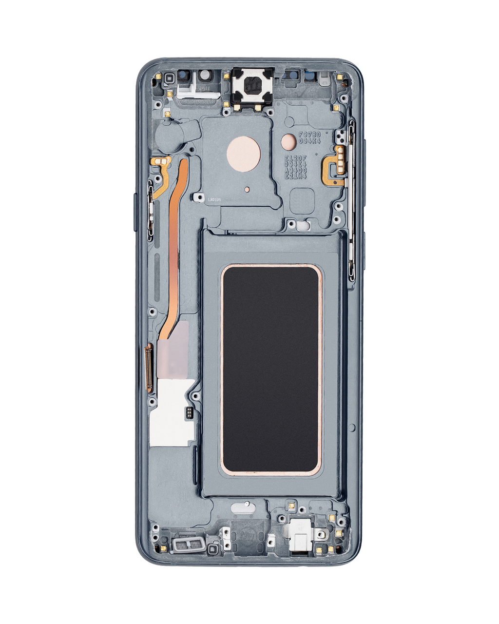 OLED-Display mit Rahmen für Samsung Galaxy S9 Plus (Blemish: Qualität C) (Grau)