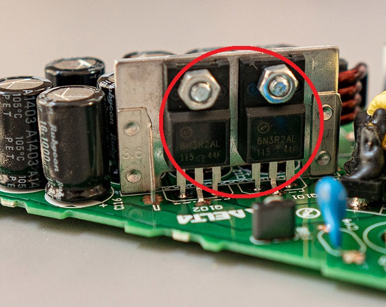 6N3R2AL N-Kanal MOSFET für Playstation 5 ADP-400DR Netzteil (Löten erforderlich)