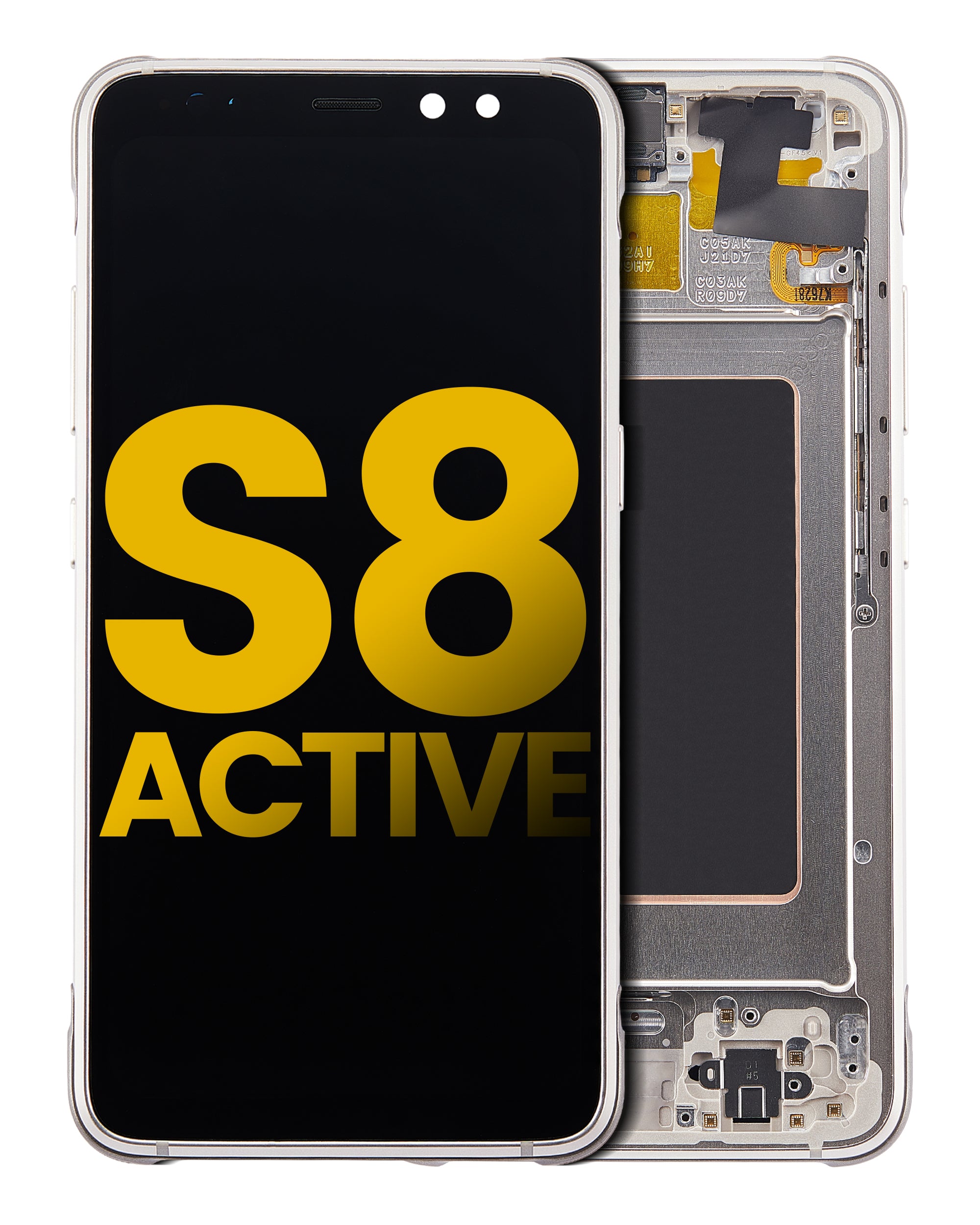 OLED Display with Frame for Samsung Galaxy S8 Active (Refurbished) (Tungsten Gold)