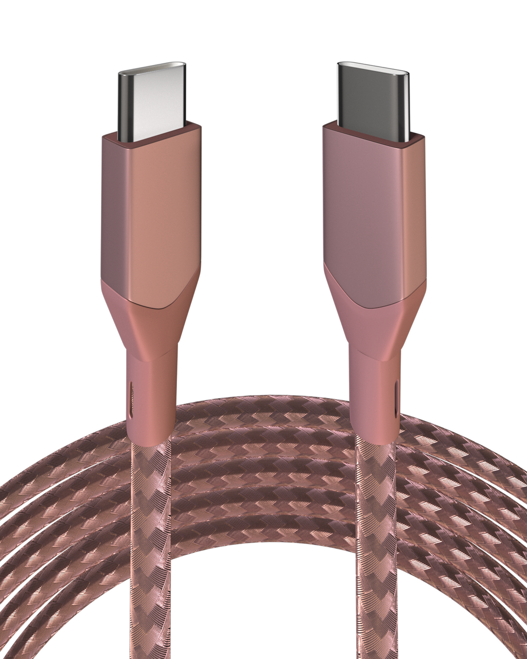 USB-C auf USB-C Kabel (1 m / 3 ft) - Ampsentrix Infinity (Pink)