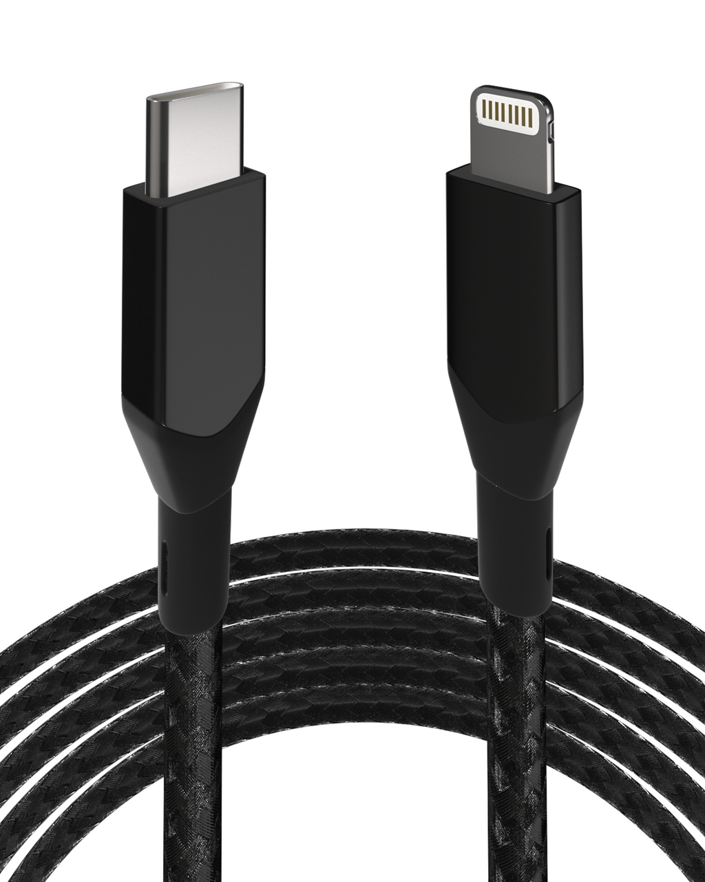 Lightning auf USB-C Kabel, Non-MFI, 1m, Schwarz
