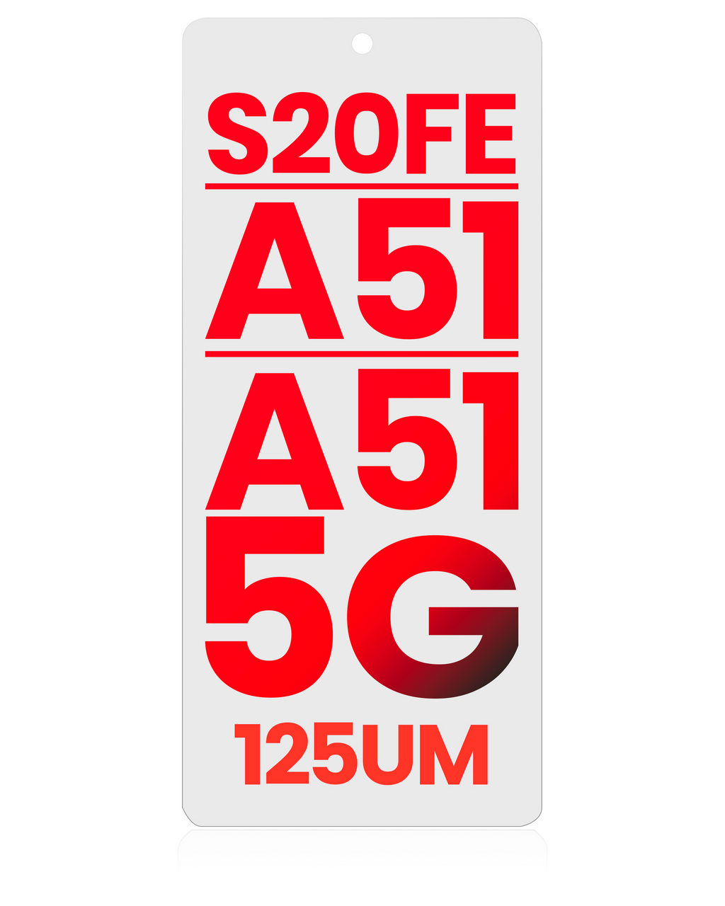 OCA für Samsung Galaxy S20 FE / A51 / A51 5G (10er-Pack)