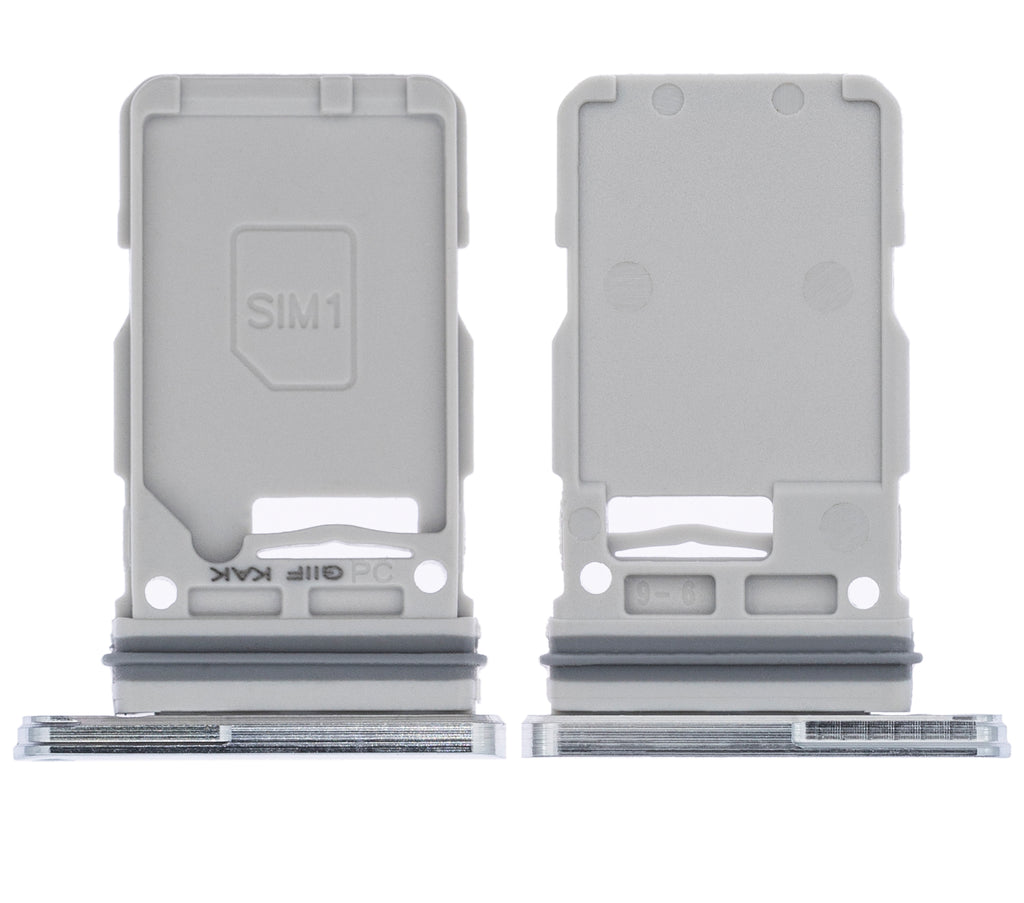 Single SIM Card Tray for Samsung Galaxy S21 Ultra (Phantom Silver)