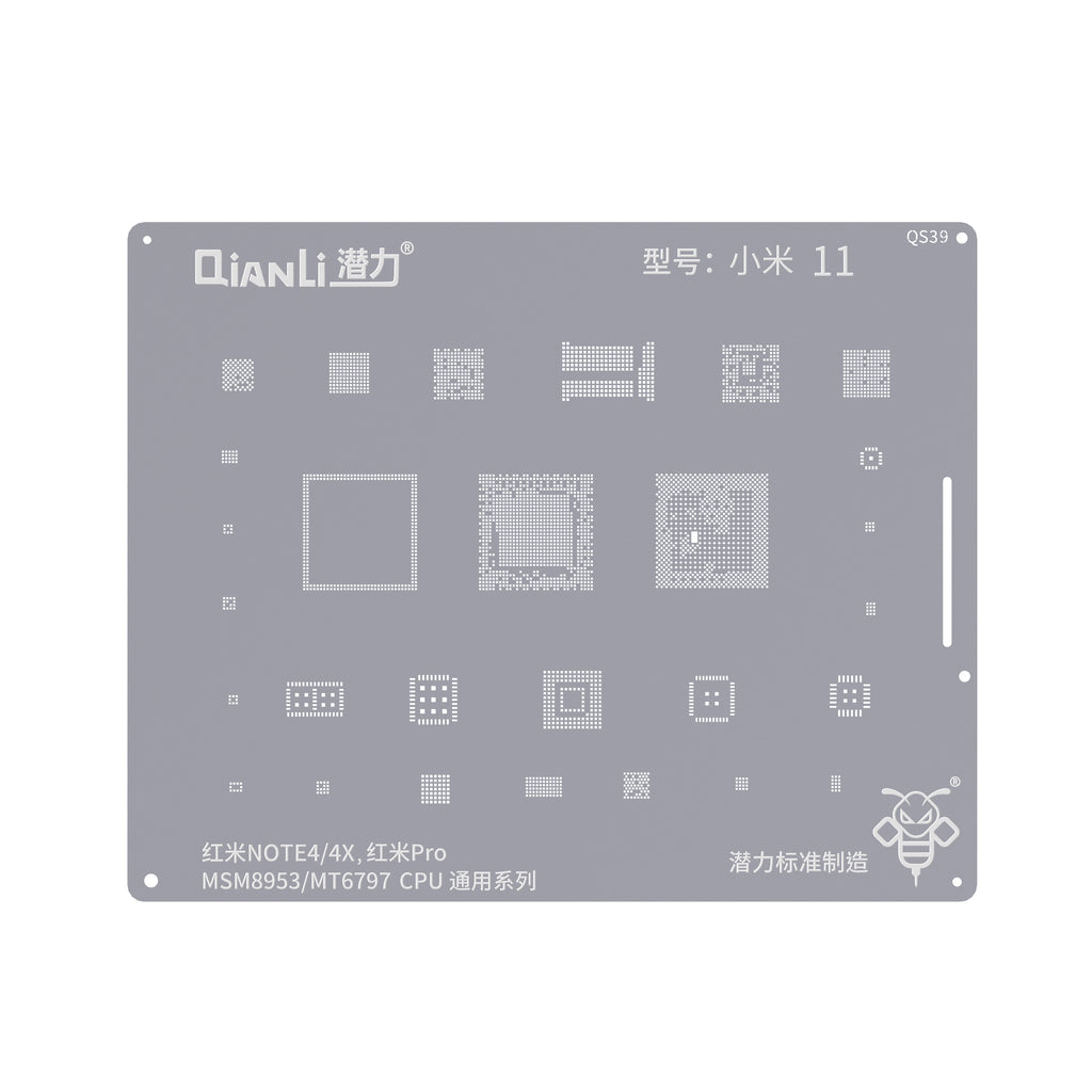 Qianli Bumblebee CPU Schablone für Xiaomi Redmi Note 4/4X/Pro