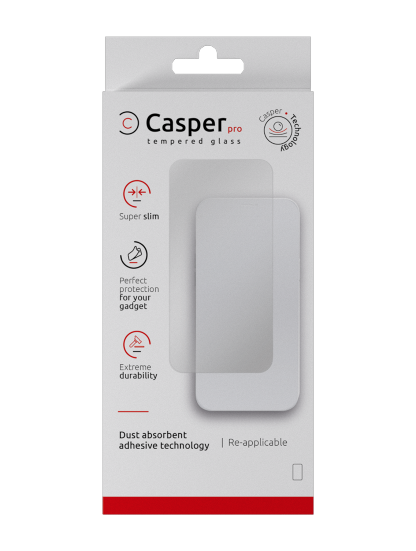 Casper Pro Gehärtetes Glas für iPhone 12 Pro Max (Retail Pack) (Matte)