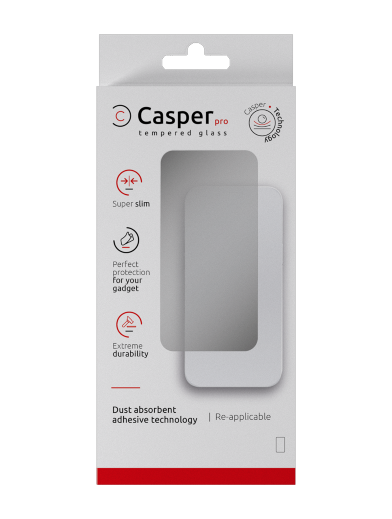 Casper Pro Tempered Glass für iPhone 12 Pro Max (Retail Pack) (Privacy)