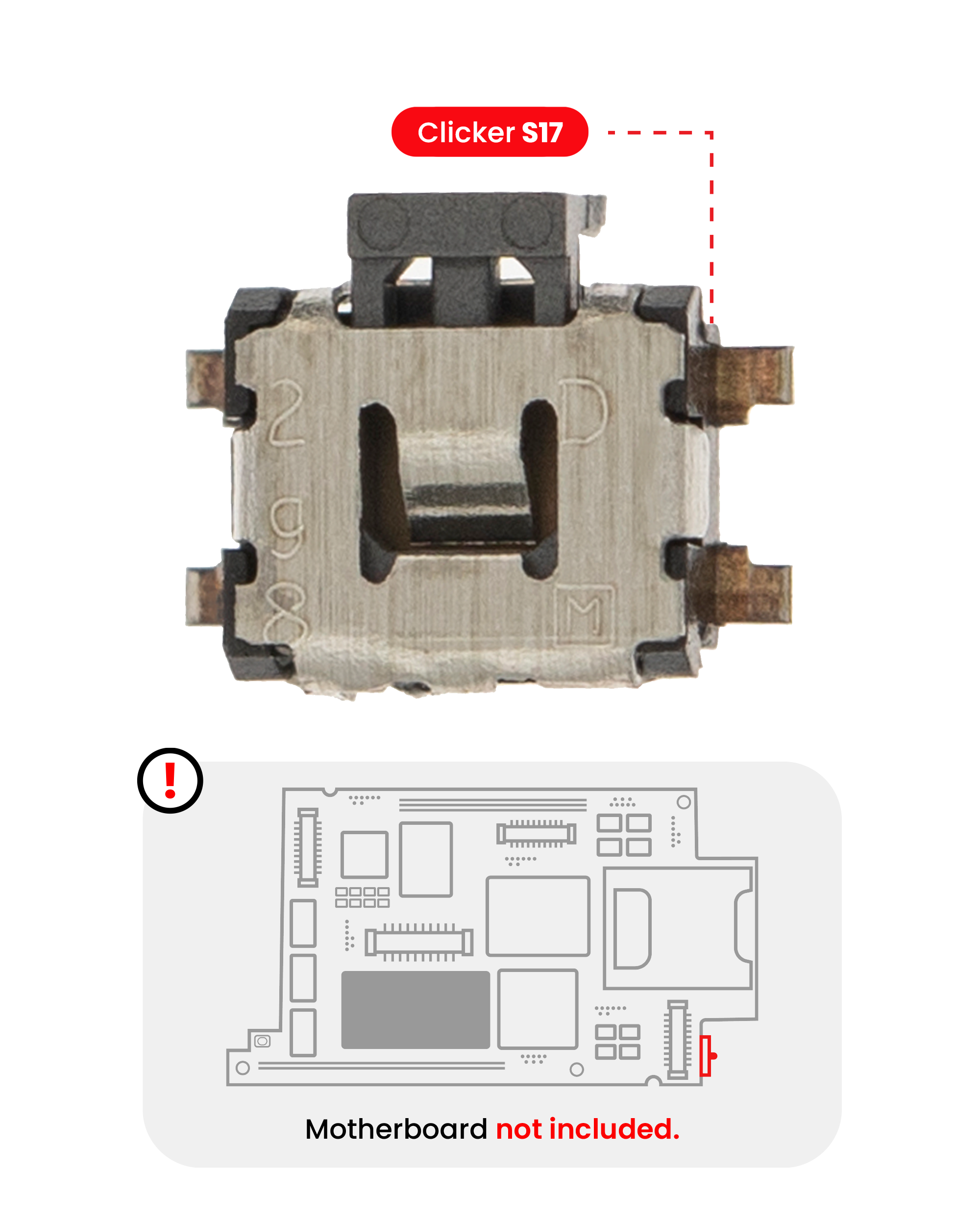 Clicker S17 Ersatz für Hard Button Click